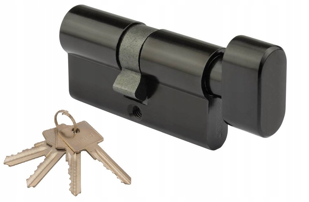 Vložka zámku Steier G30x30, matná čierna